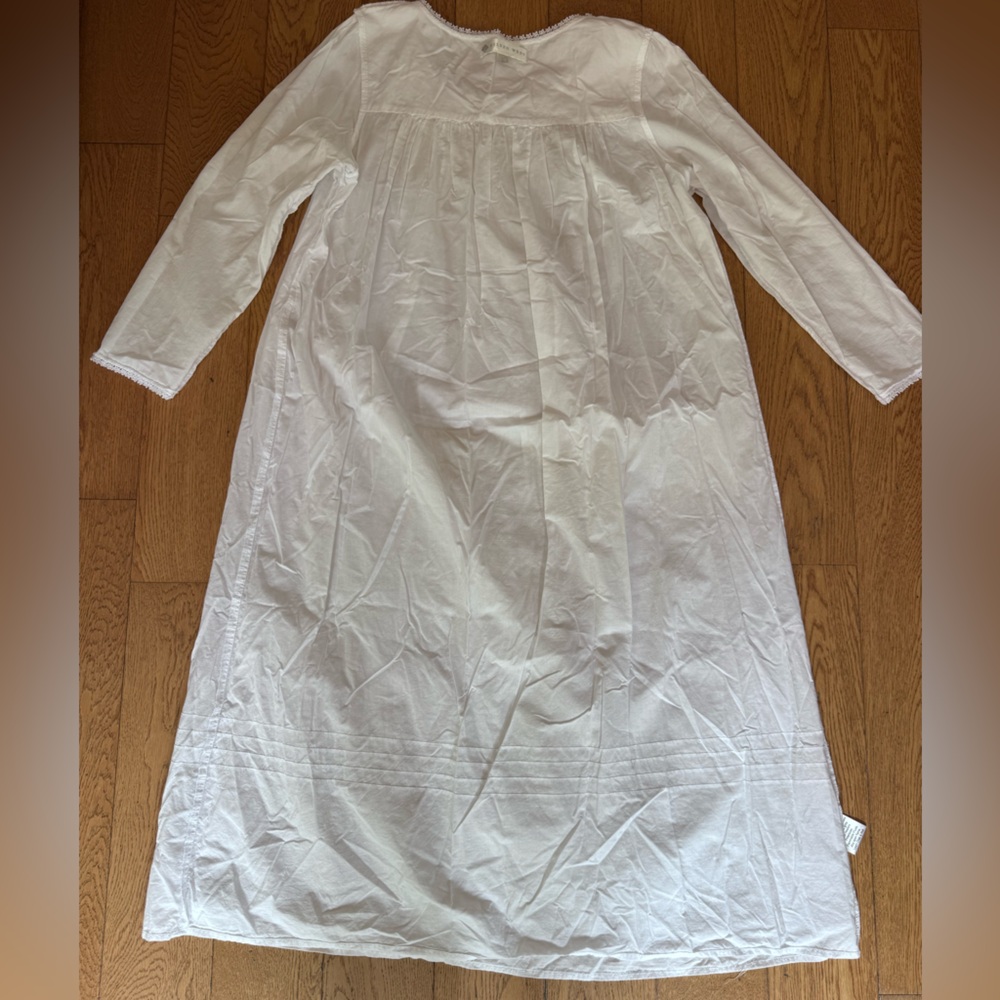 Eileen West White Long Sleeve Nightgown - Picture 15 of 16